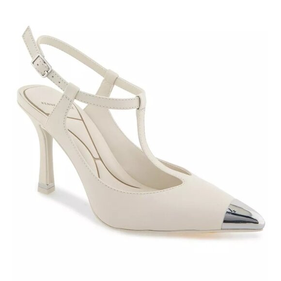 Kenneth Cole New York Women's Romi Cap Toe T-Strap Pumps - Picture 1 of 4